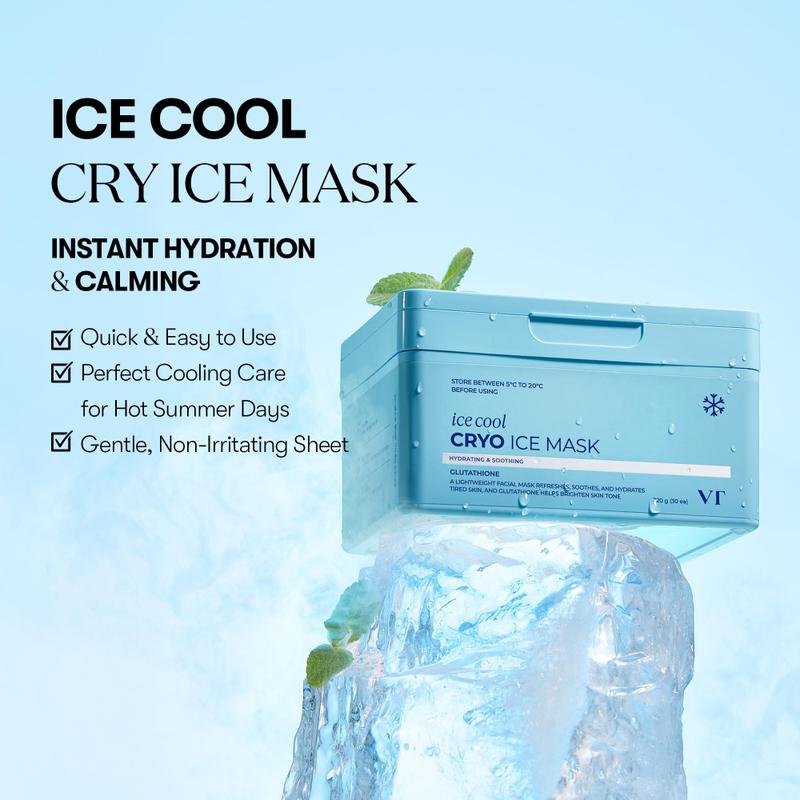 Máscara de lençol VT COSMETICS Cryo Ice Mask Hydrating x30